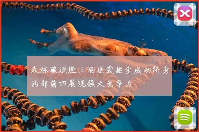 森林狼连胜三场逆袭掘金成功跻身西部前四展现强大竞争力
