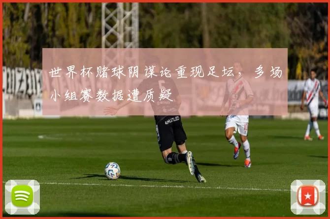 世界杯赌球阴谋论重现足坛,多场小组赛数据遭质疑