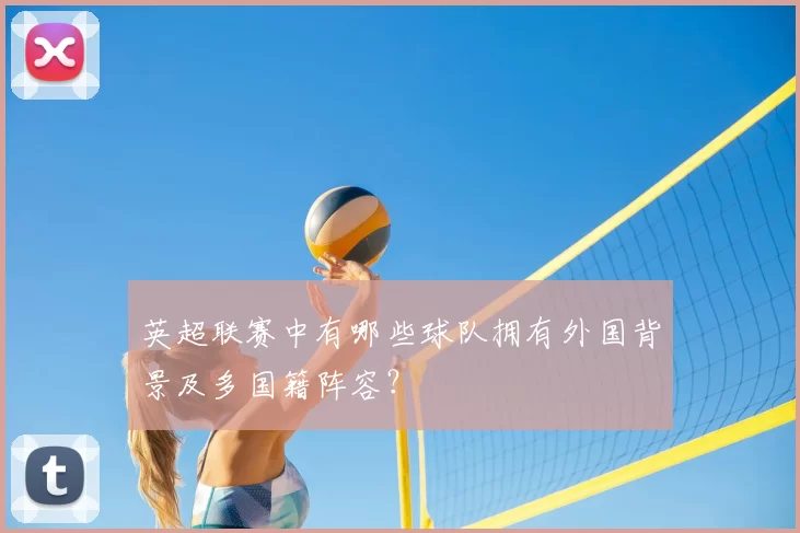 英超联赛中有哪些球队拥有外国背景及多国籍阵容?